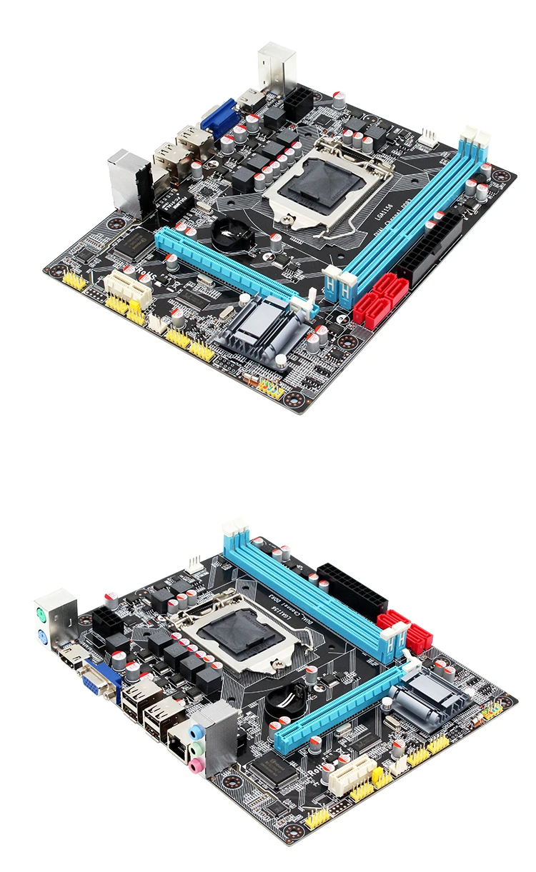 H55 материнская плата новая LGA1156 DDR3 Sup порты Core 2/3 i3/i5/i7 cpu материнская плата PCI-Express usb порты материнская плата для компьютера