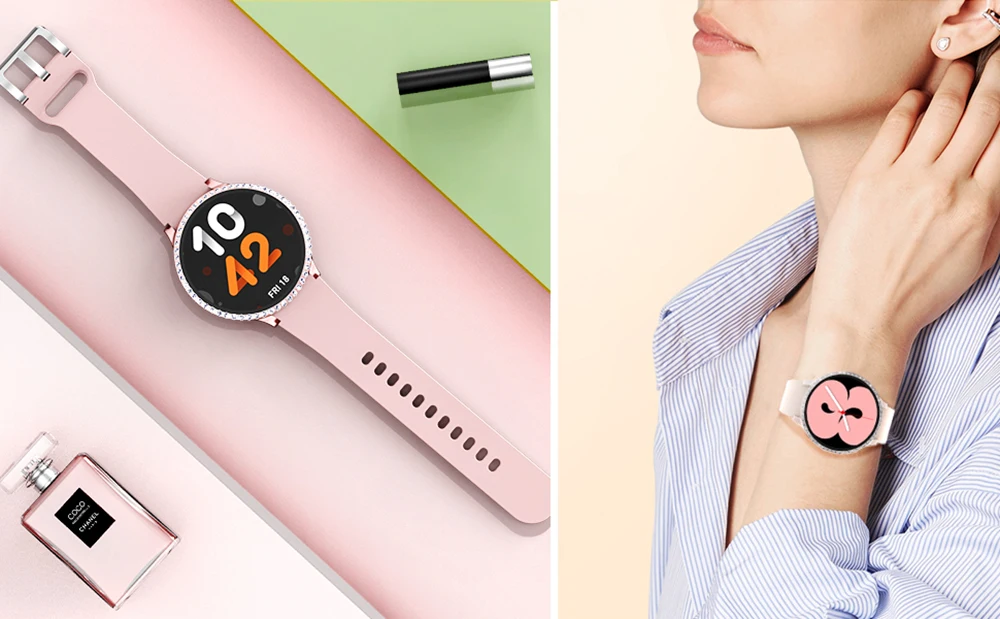 Screen Protector Case For Samsung Galaxy Watch 4, Shock-Proof Bumper Crystal Diamond Full Cover for Galaxy Watch 4 40MM 44MM
