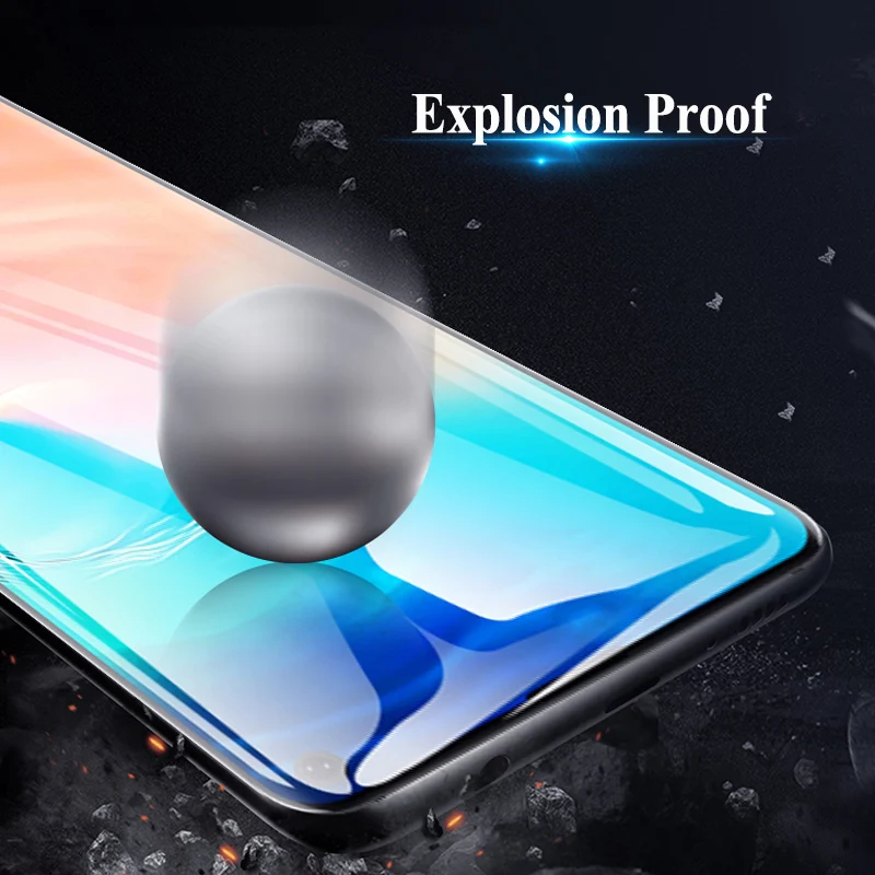 Полное клеевое защитное стекло на A7 A6 A8 Plus A9 A2 Core A20e 9D твердая Защита экрана для