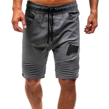 Летние повседневные мужские шорты на шнурке, дышащие хлопковые тонкие мужские короткие штаны, популярные удобные мужские шорты серого цвета 3XL