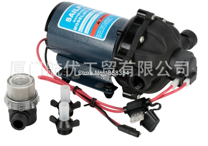 12 В dc водяной насос 60psi 4.1bar 5.5GPM 20.8LPM sailflo промывочный насос Комплект для домашнего сада/RV/стол/boatmarine/автомойка