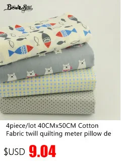 Booksew 5x50 см желе ролл полоски из хлопка с принтом цветов 6-9 шт./лот Telas DIY Лоскутная Ткань Лоскутное шитье материал