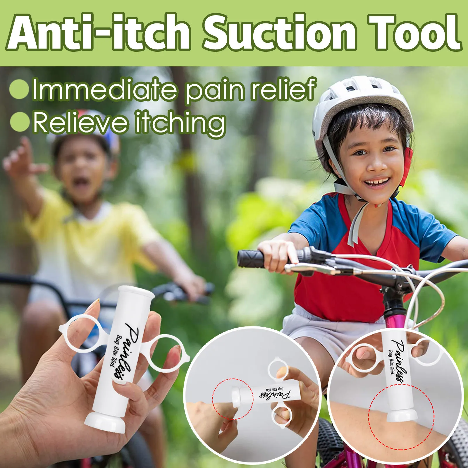 Natural Detoxifier Bed Bug Bee Wasp Insect Sting Sucker To Relieve Pain Outdoor First Aid Safety Tool Safety Emergency Tools#10