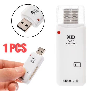 

Pohiks 1pc High speed USB 2.0 Interface Memory Card Reader Adapter Portable XD Memory Card Reader for Olympus Fuji Cameras