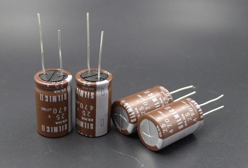 ELNA Cerafine 350V 100uF×2 エルナーセラファイン 電解コンデンサー ELNA Cerafine CE-BP 100uF⁄35V Non-Polarized Electrolytic Capacitor for Audio