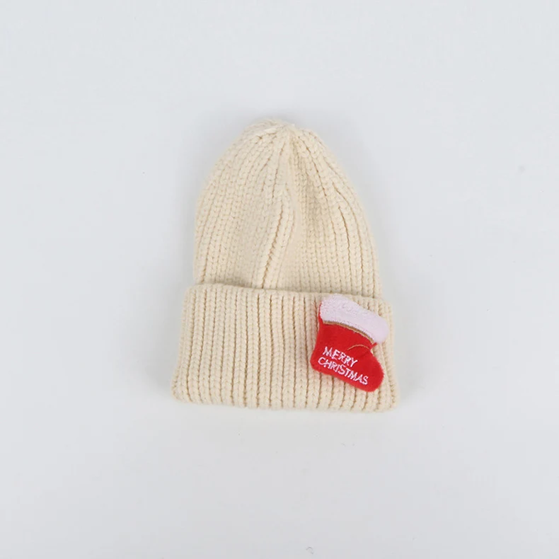 Осенне-зимняя шапка skullies, модные теплые шапки-бини, повседневные женские однотонные шапки для взрослых и детей с кроликом, Рождественская шапка