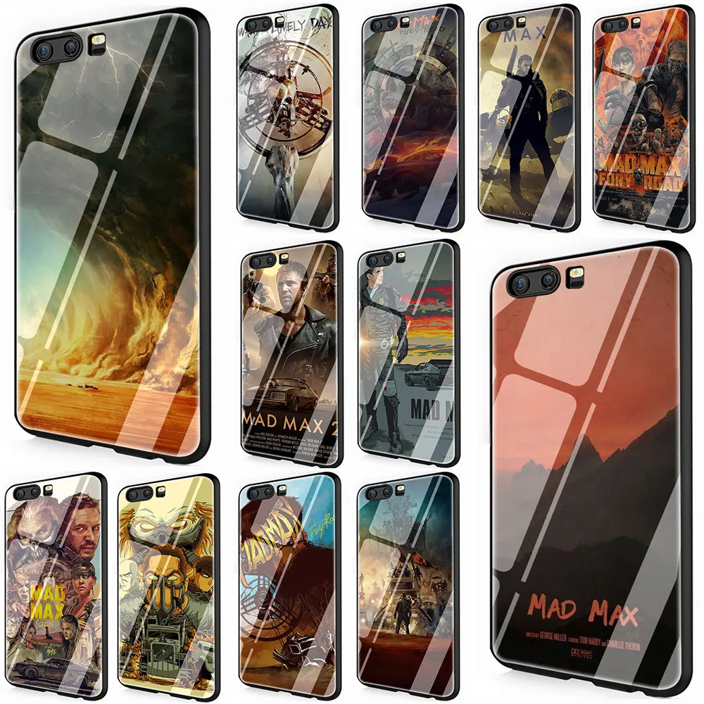 Mad Max чехол из закаленного стекла для телефона Huawei P10 P20 P30 Y6 Y9 Honor 8X 7A pro 9 10 Lite Mate 20 Pro |