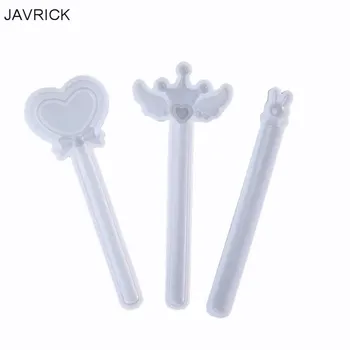 

3Pcs Crown Rabbit Wing Straight Ruler Silicone Mold Kit Resin Casting Craft Tool