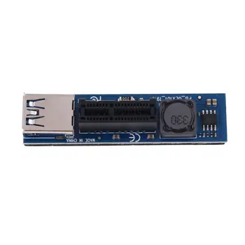 

NVME M.2 M-Key to PCI-E X1 Riser PCI Express Card PCIE Connector Riser 30cm L41E