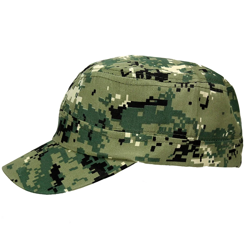 Summer Camouflage Cadet Contractor's Cap Adjustable Hunting Cap Mens Military Patrol Combat Cap Army Hat Durable Comfortable