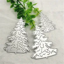 3Pcs Stencil Natal Árvores de Natal alces Morre para Scrapbooking Cortes de Morrer De Corte De Metal Stamping Embossing Ofício Modelo Morre