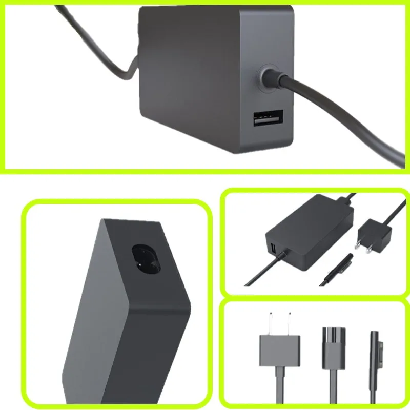 

EU Plug 12V 2.58A 36W AC Power Supply Charger Adapter USB 2.0 Connector For Microsoft Surface Pro 3 Pro 4