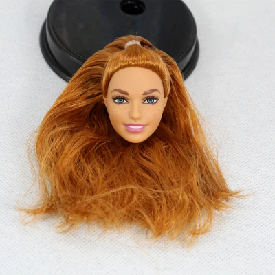 1х Модная кукла голова микс Стиль различный макияж прямые вьющиеся волосы DIY аксессуары для 1" Кукла тело игрушка девочка