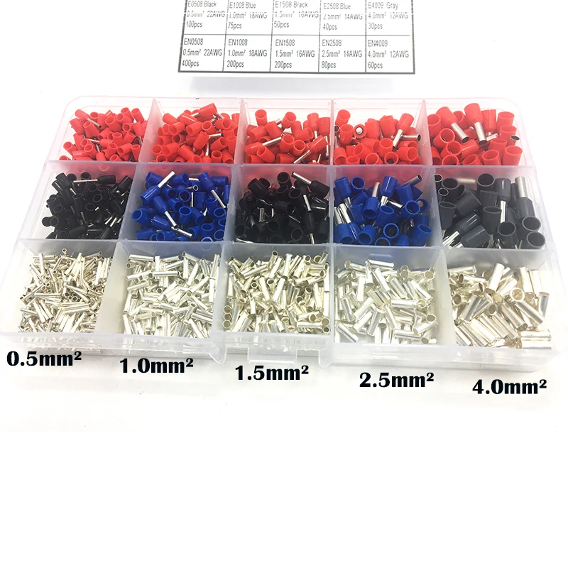 conjunto de terminais alicates conexao fio 1530 pecas 05