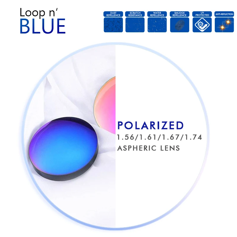

1.56 1.61 1.67 sunglasses polarized lenses UV400 polarized mirror glasses night vision lenses driving prescription lenses