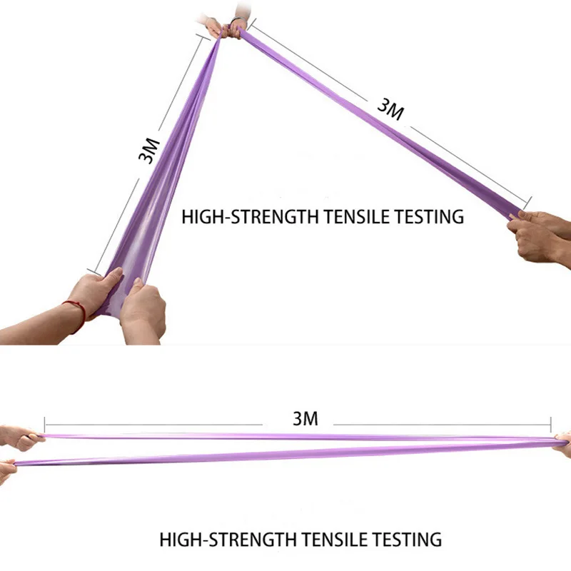 1PC Athletic Resistance Bands Exercise Rubber Bands Workout Fitness Elastic Sport Yoga Band Rubber Band Loops For Gym Training