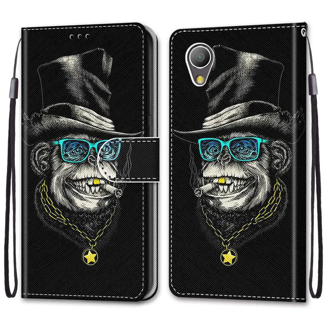 Флип-чехол для Alcatel 1 чехол 5," кожаный чехол-бумажник для Alcatel 1 чехол для телефона роскошный магнитный держатель для карт - Цвет: 39