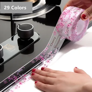 

Kitchen Sink Waterproof Sticker Anti-mold Sealing Tape Bathroom Countertop Toilet Gap Self-adhesive Seam Strip Wall Stickers