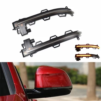 

Side Wing Rearview Indicator Dynamic Turn Signal Blinker Light For BMW X3 X4 X5 X6 F25 LCI F26 F15 F16 2014 2015 2016 2017