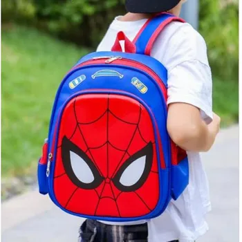 

Disney Fashion Children's Backpacks Cartoon Spider Man Boys Kids School Bags Kindergarten Bags