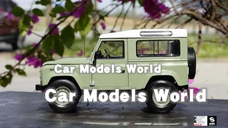 Литая под давлением модель автомобиля почти настоящая Defender 90 Heritage Edition 2015 1:18