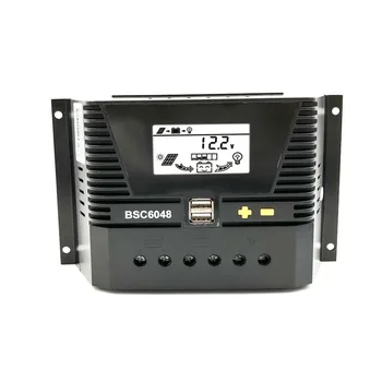 

80A/60A/50A/40A/30A/20A/10A 12/24/36/48V Solar Charge controller 12V 24V 36V 48V Auto Backlight LiFePO4 lithium Battery 3.2V 3.7