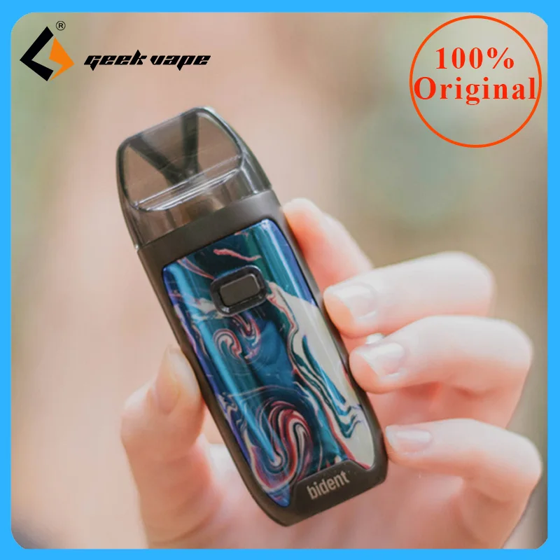 

2pcs pod vape kit GeekVape bident Kit 3.5ml/2ml pod 950mAh Vape dual coil pod system Electronic Cigarette vape pod Kit vs frenzy