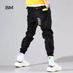 Bts Kpop Joggers модные корейские уличные спортивные штаны высокого качества хип-хоп брюки 2019 зауженные повседневные брюки мужская одежда