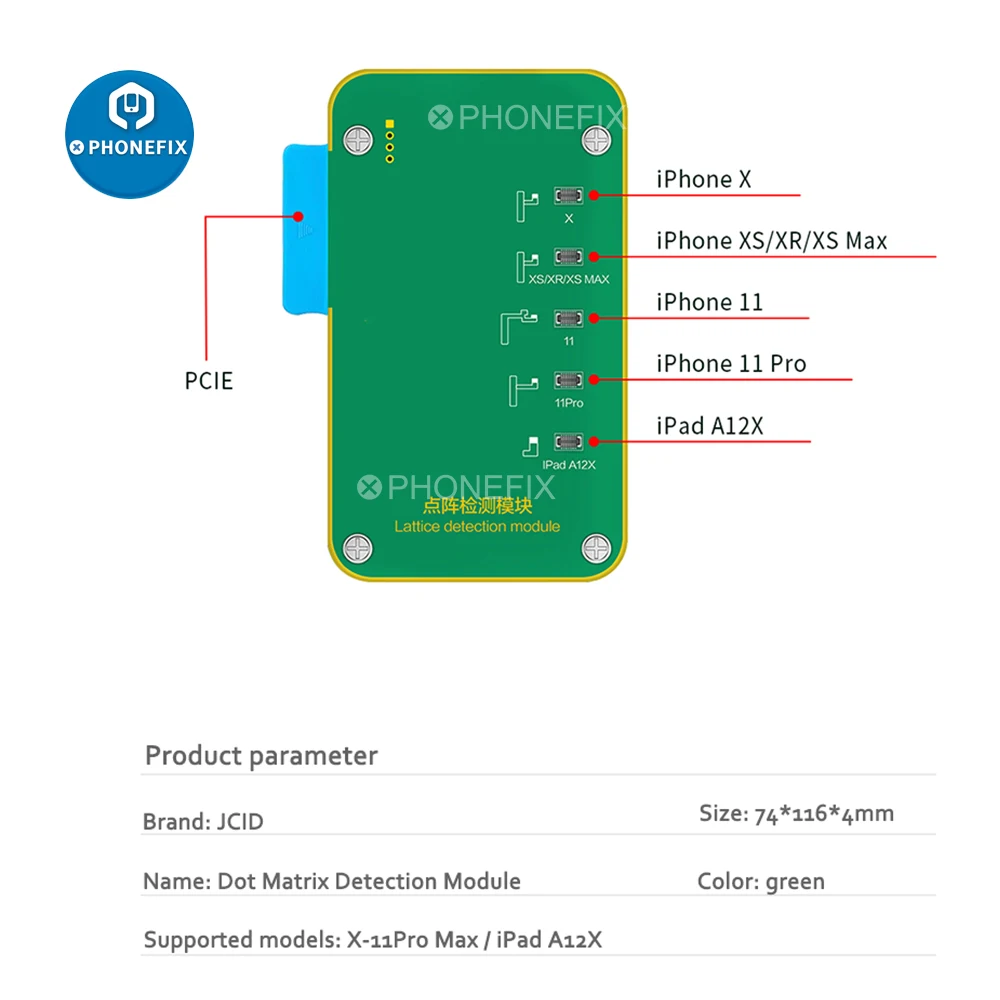 JC Face Matrix Tester Dot Projector encrypted data
