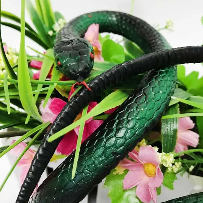 Поддельные реалистичные змея страшные резиновые игрушки для шалость вечерние Хэллоуин реквизит апреля дурак 72XC