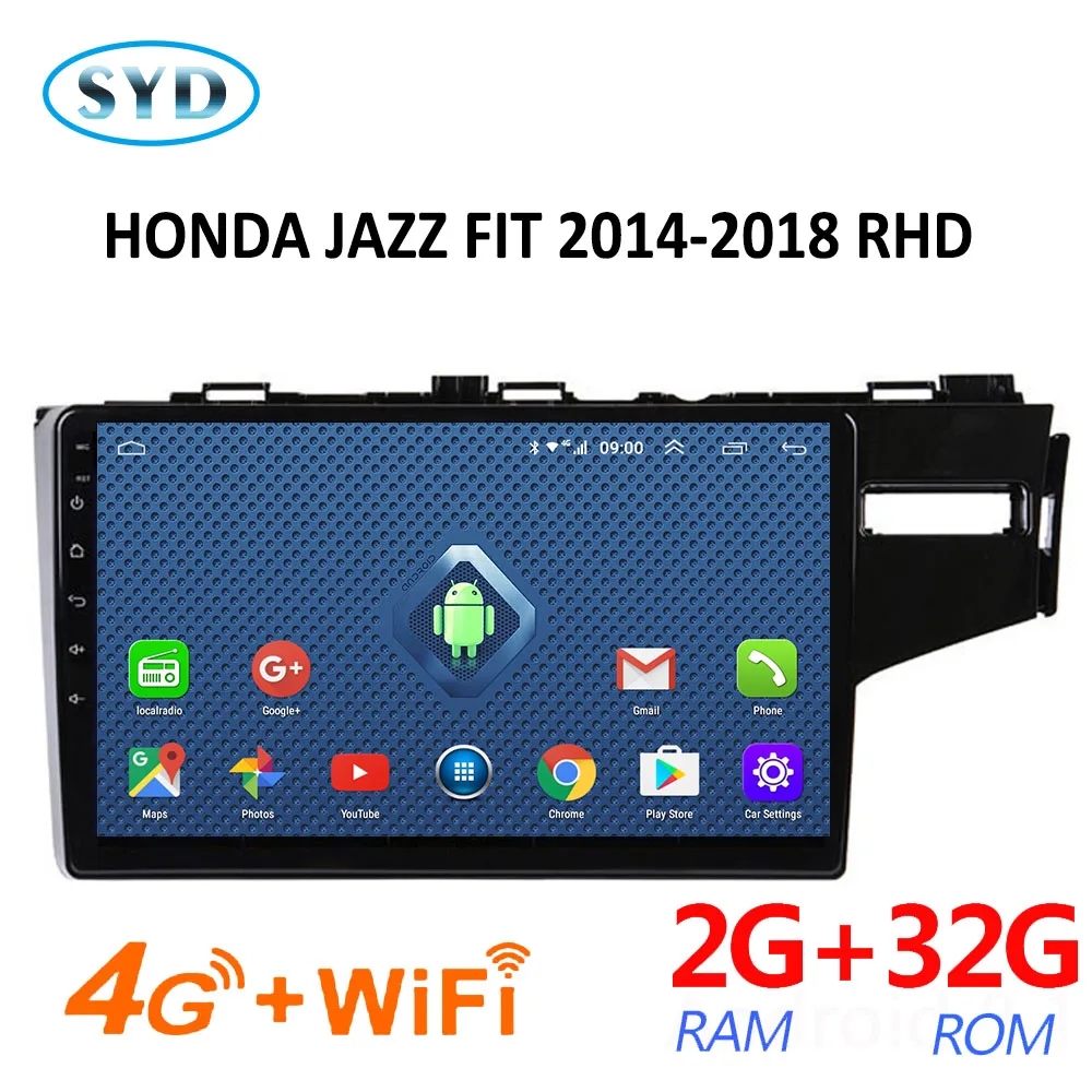 Автомобильное радио 4g Sim android 2 32G для HONDA JAZZ FIT 2014 2015 2016 2017 2018 DVD мультимедиа Авто