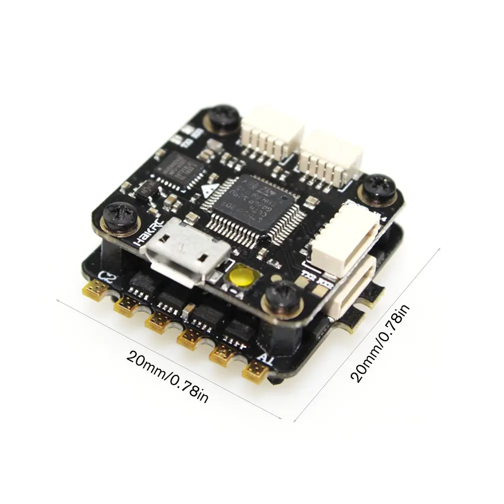 HAKRC Mini F3 Flytower Контроллер полета интегрированный OSD 4 в 1 BLHeli 15A ESC встроенный 5 в 2A Выход BEC для FPV RC Дрон