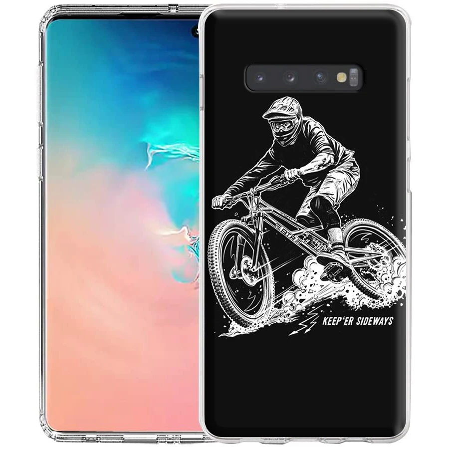 Велосипедный силиконовый чехол для велосипеда Samsung Galaxy A2 A5 A6 A7 A8 A9 J3 J4 J5 J6 J7 J8 Plus Prime