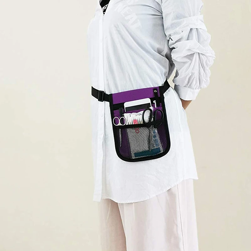 Men Women Nurse Fanny Pack Purse Nursing Belt Organizer Waist Bag Nurse