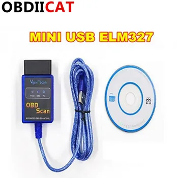 

2019 Newly V1.5 Super mini USB elm327 OBDII code reader scanner ELM 327 OBD2 auto diagnostic-tool Auto Scanne free ship