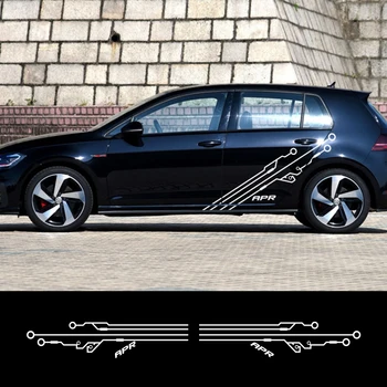 

Car Stickers Door Side Decor for Volkswagen VW Golf 4 5 6 7 MK7 MK4 MK2 MK6 Auto Vinyl Film Wrap Racing Decals Car Accessories