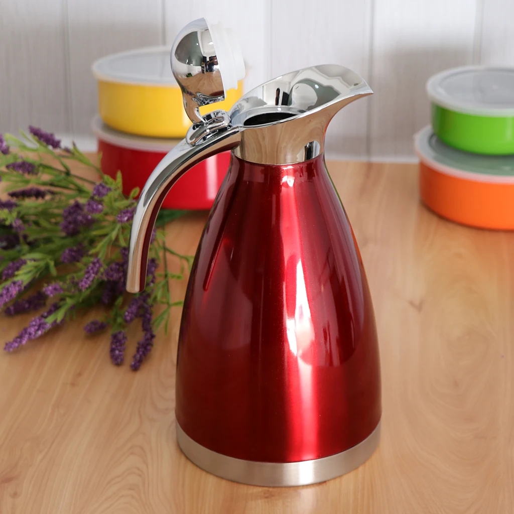 Insulated Coffee Carafe, Thermal Pitcher - Stainless Steel, 1.5 Liter