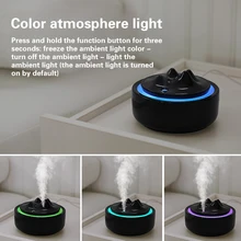 USB увлажнитель воздуха, Электрический ароматический масляный диффузор, автомобильный освежитель, очиститель, мини-увлажнитель воздуха, ночник, светильник для дома и офиса