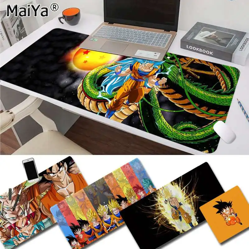 Maiya красивый аниме Dragon Ball Z Аниме резиновый ПК компьютерный игровой коврик