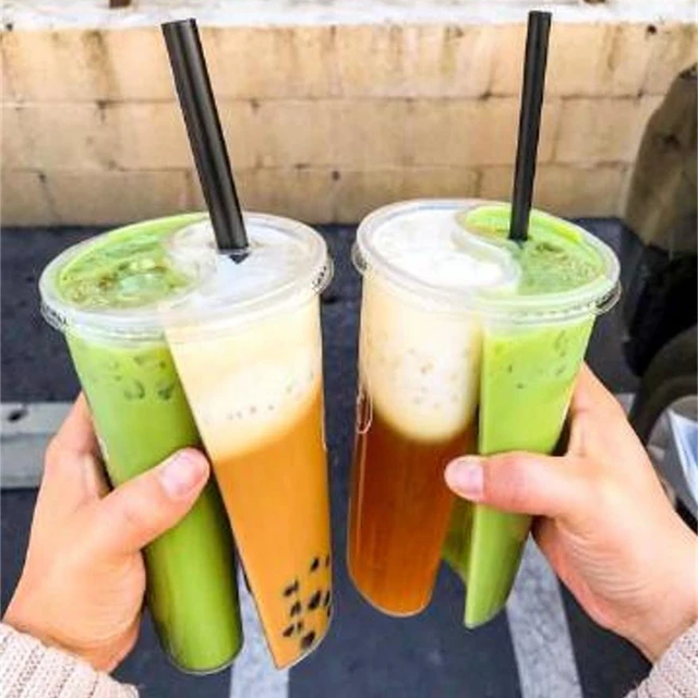 Plastic Can Shaped Cups Large-capacity Transparent Cold Drink