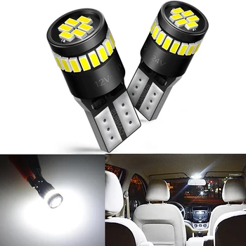 

2pcs W5W T10 LED Canbus Bulb For Hyundai Tucson Solaris Elantra Santa Fe IX35 I20 I30 Sonata Car Interior Dome Map Reading Light