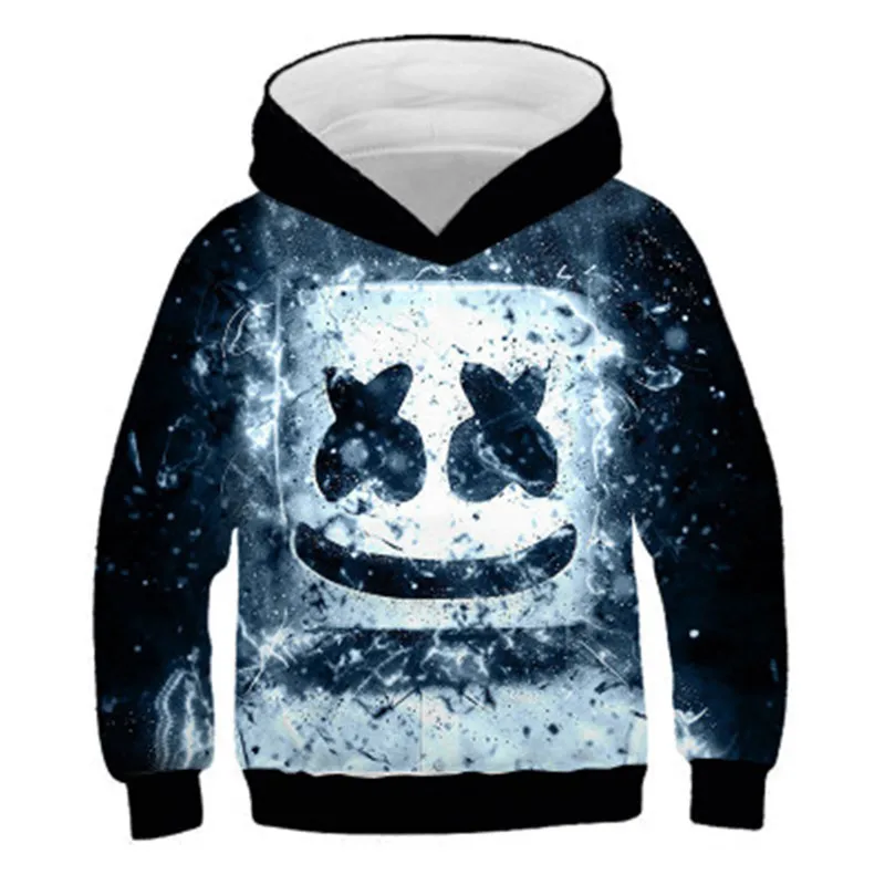 

2020 Children Hooded Hoodies DJ Universe Star Creative Design Boy/Girl 3D Print Sweatshirts Kids Clothes Tops