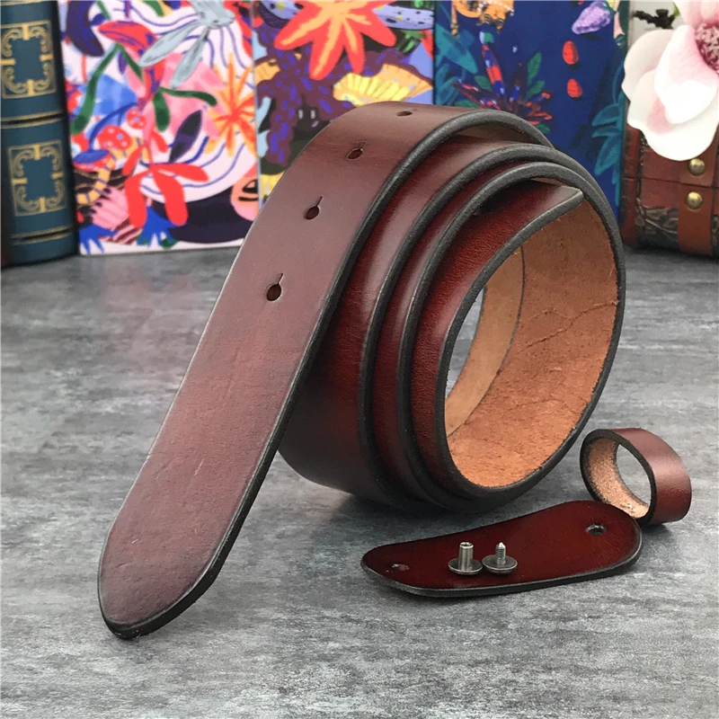 Cinturones de de cuero genuino de alta calidad súper grueso sin hebilla de cinturón para hombre cinturón de Jeans para hombre Ceinture Homme 105-125CM - AliExpress Accesorios para la ropa