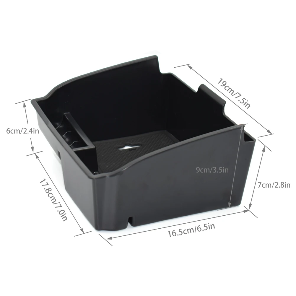 Center Console Organizer vassoio bracciolo scatola portaoggetti portapallet per Toyota Hilux Fortuner 2016 2017 2018 2019 2020 2024 - Image 2