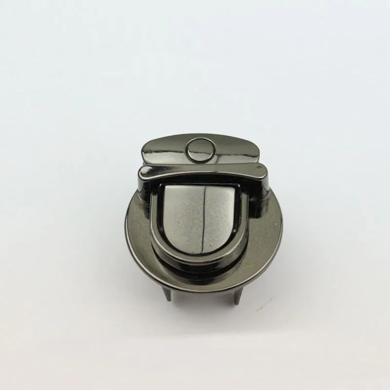 10Pc Round Metal Push Lock closure catch clasp Bag tongue buckles Leather Craft Women Bag Purse Handbag Shoulder Bag Accessories