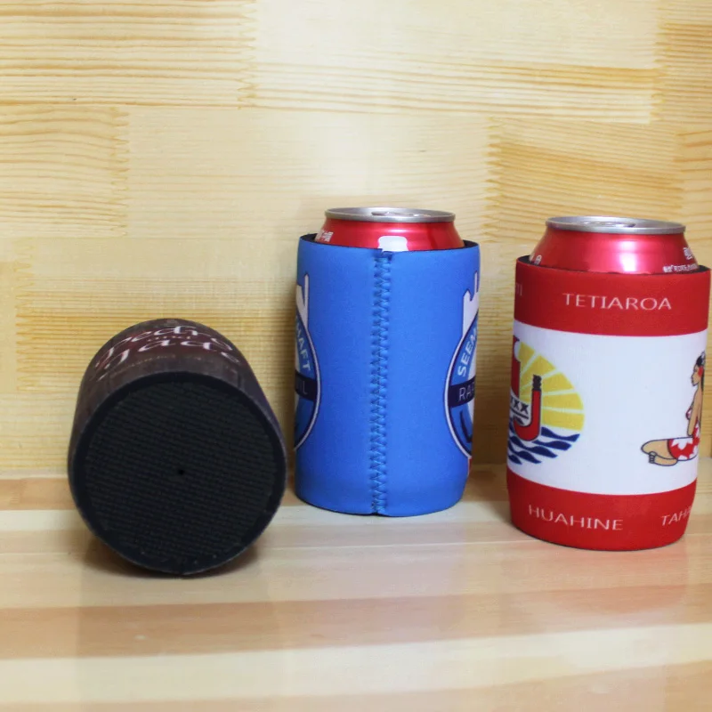300pcs Wholesale Beer Cooler Neoprene Sports Clubs Stubby Holders Dye Sublimated Can Cooler Bag Stubbie For Business or Wedding
