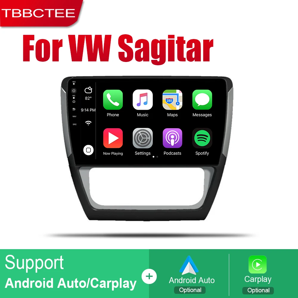 Автомобильная магнитола Android Стерео gps навигация для Volkswagen VW Sagitar 2012 2013 BT wifi Автомобильная магнитола