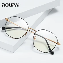 ROUPAI анти-голубые легкие очки компьютерные игровые очки для мужчин и женщин Блокатор блокирующий очки лучи очки с держателем линз para computadora