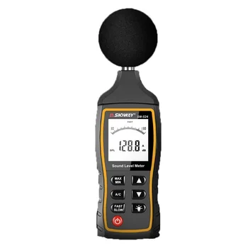 

SW-524 LCD Digital Sound Level Meter Noise Volume Measuring Instrument Decibel Monitoring Tester 30-130dB with USB