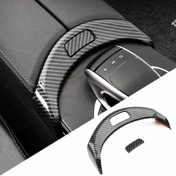 

Car Armrest Box Button Frame GLC X253 2015-2020 ABS Plastic Cover Trim